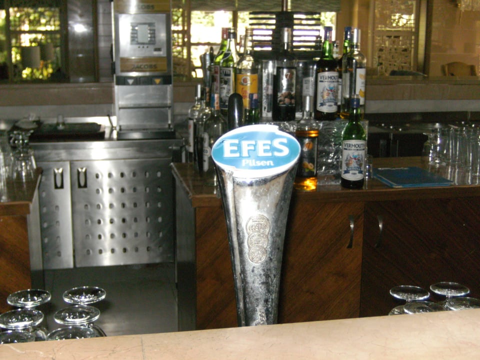 Bar mit "Efes" im Ausschank Aydinbey Kings Palace & Spa