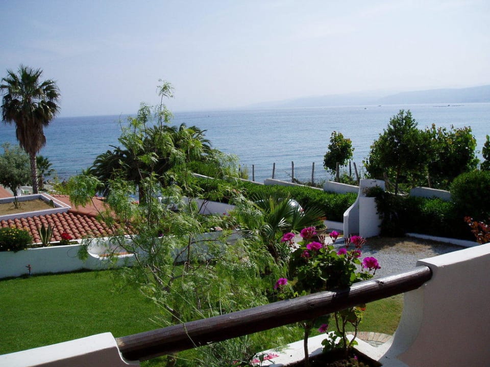 Blick von der Terrasse der Wohnung Residence Albatros