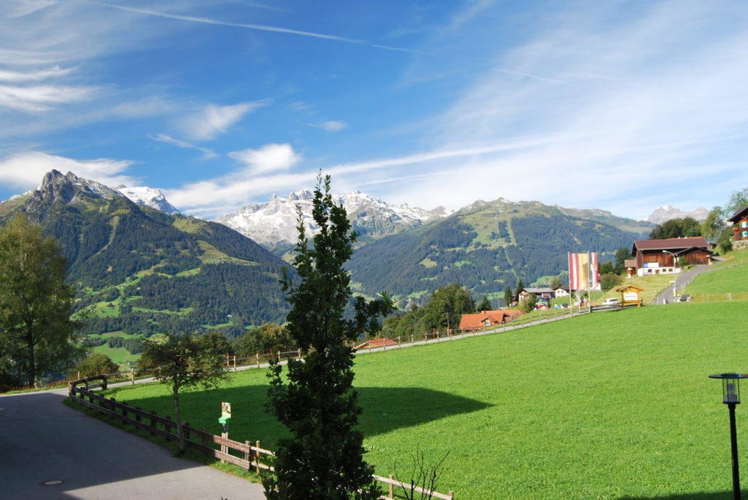 Blick vom Balkon auf den Golm Hotel Fernblick Montafon