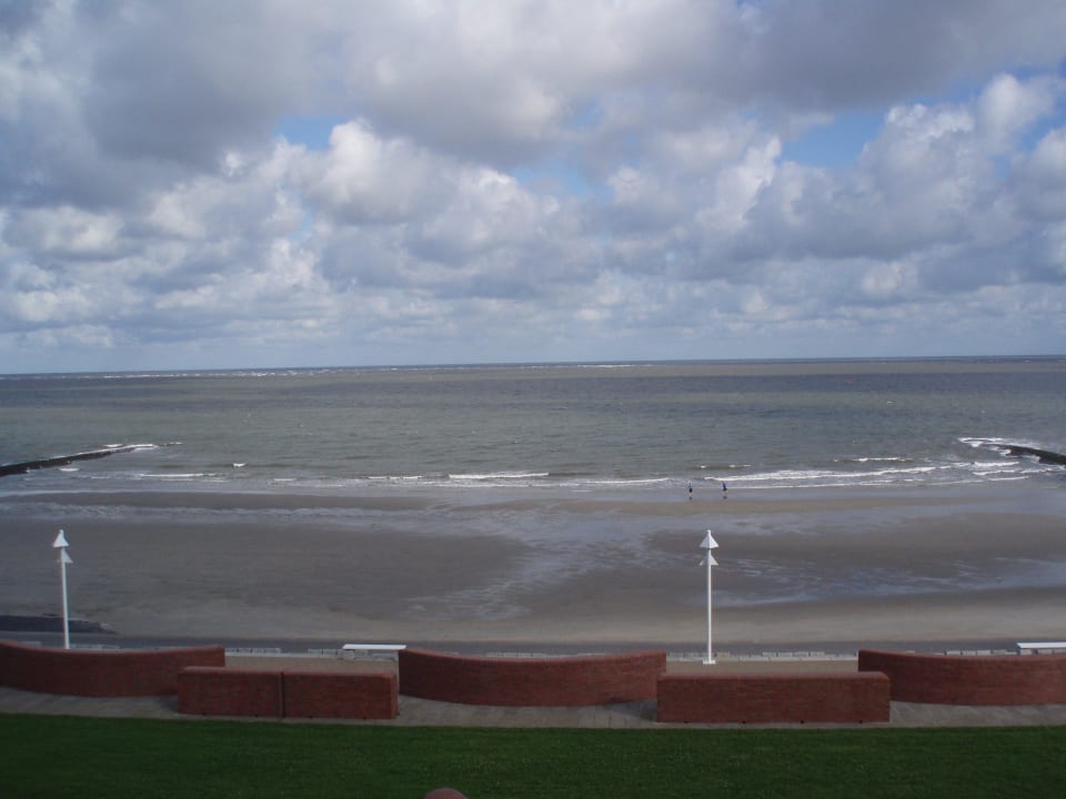 Blick vom Balkon Strandhotel Georgshöhe