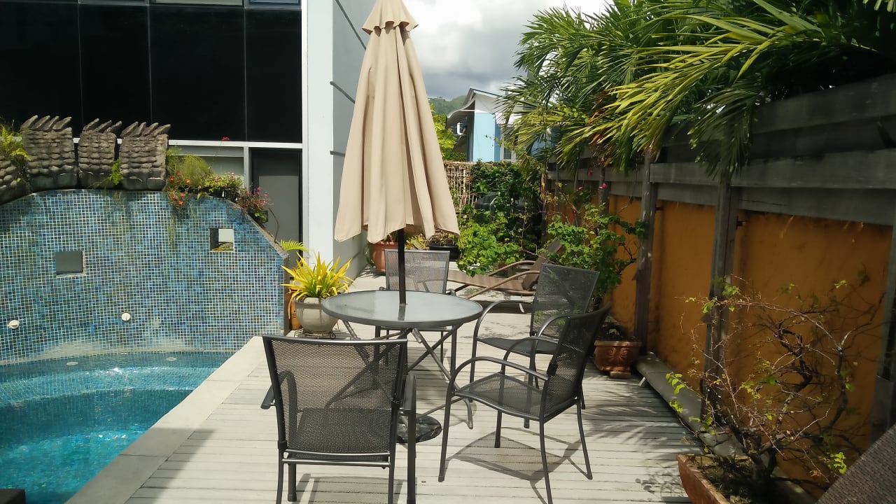 Gartenanlage The Gingerbread House