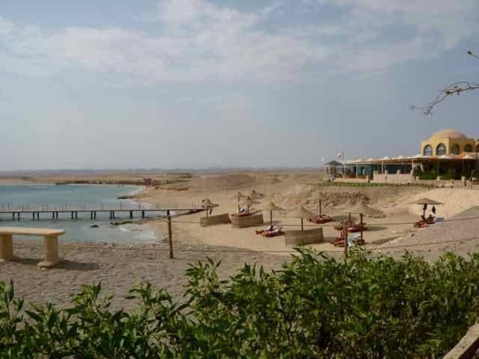 Blick auf den Strand am Steeg Rohanou Beach Resort