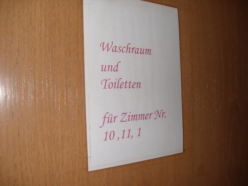 Gemeinschaftswaschraum Hotel Toscana