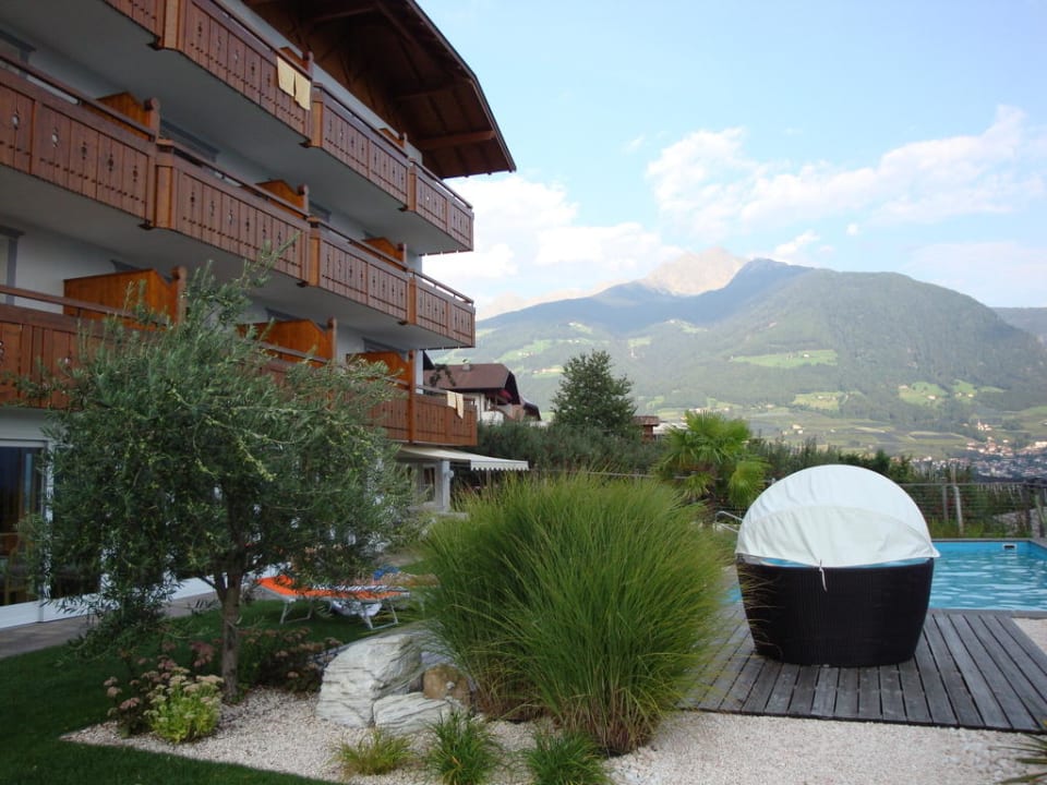 Schöne Aussicht auf den Ifinger Hotel Ortler