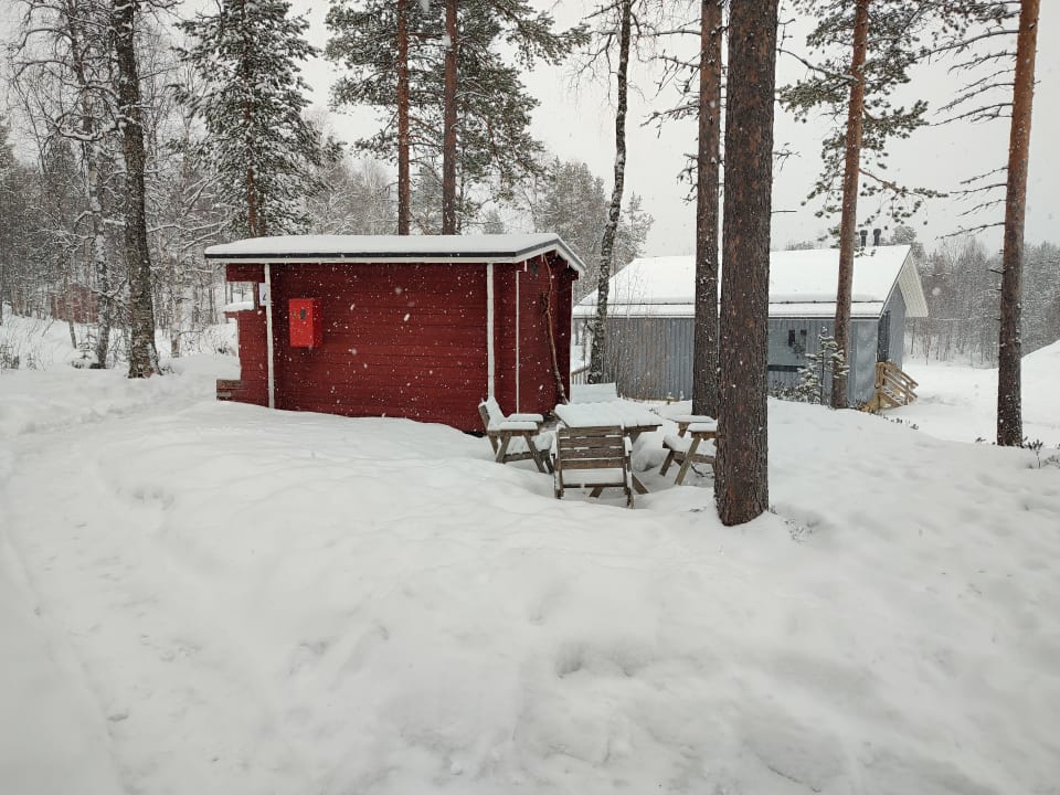 Ausblick Ivalo River Camping