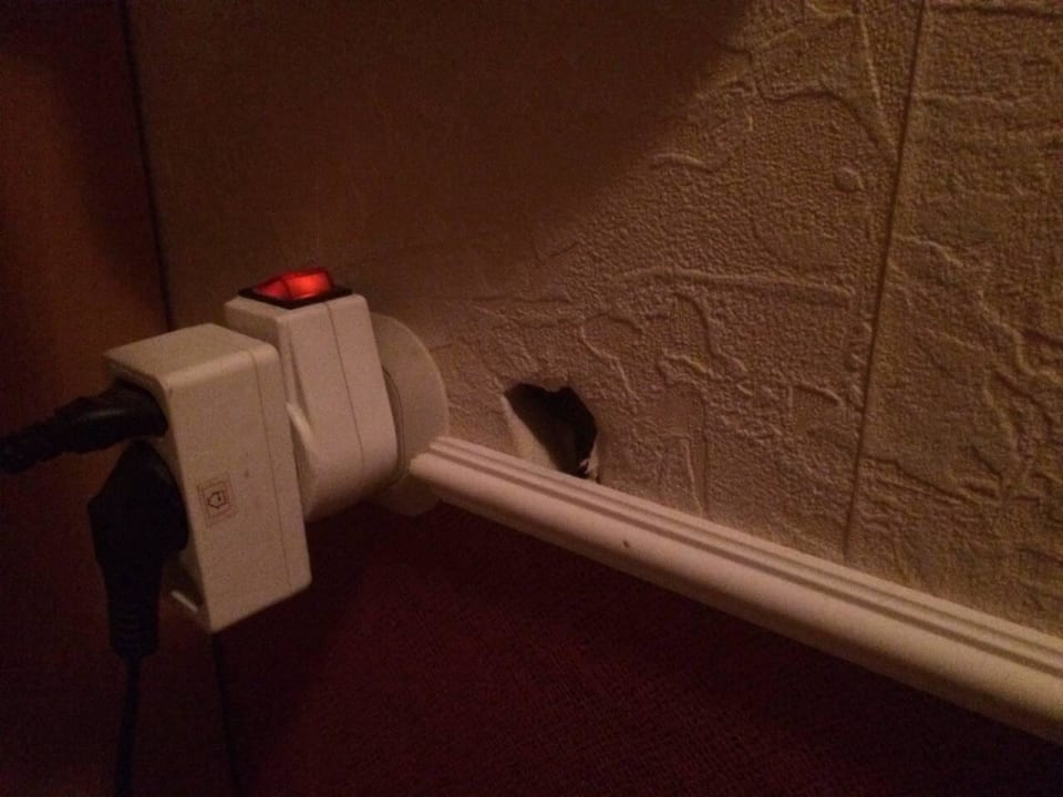 "fachgerechte" Elektroleitung Pension Gästehaus Am Purkshof