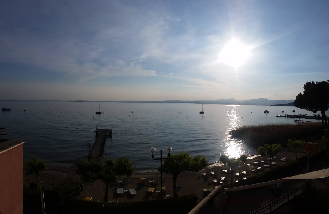 Ausblick vom Balkon Hotel Sportsman