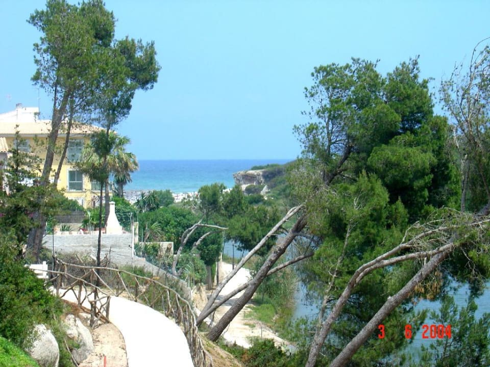 Meerblick von Bar-Terrasse Hotel Exagon Park