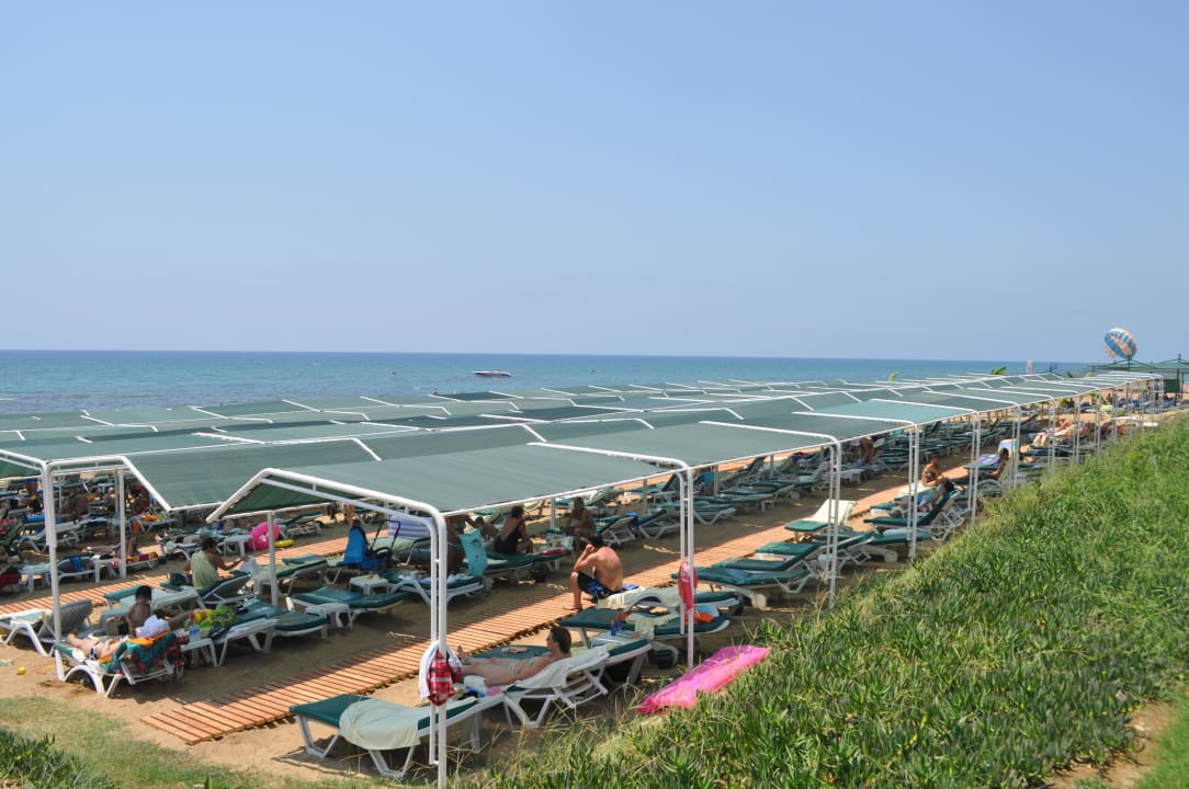 Die Liegen - schöne schattige Plätzchen Hotel Turan Prince