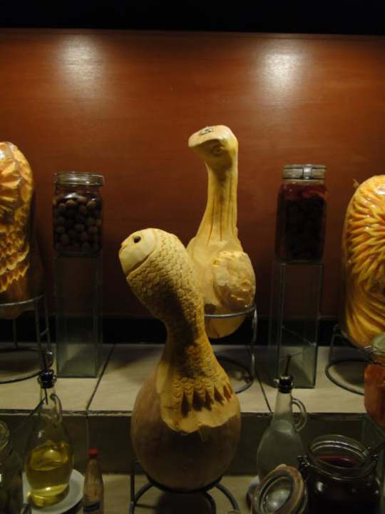 Figuren aus Kürbis Arabia Azur Resort