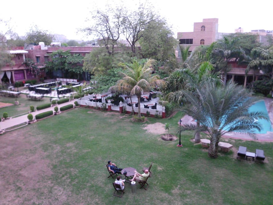 Blick in den Innenhof Hotel Ranbanka Palace