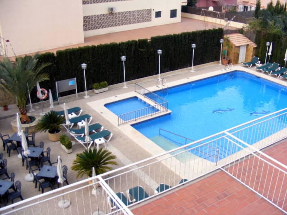 Pool und Terrasse Hotel Don Miguel