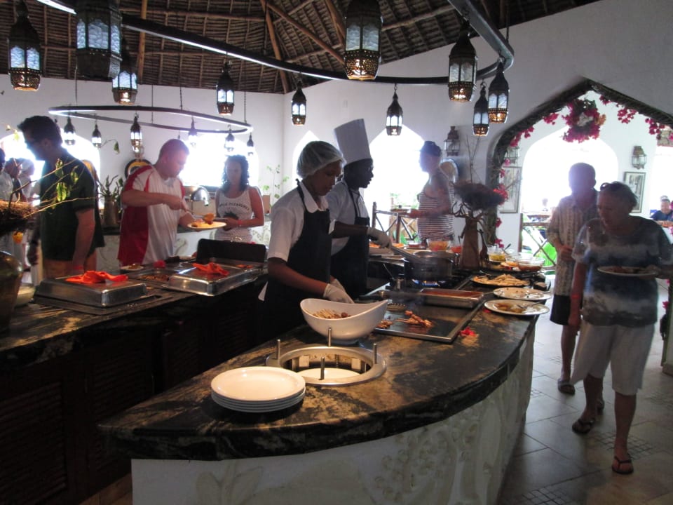 Küchenblick Sultan Sands Island Resort & Spa