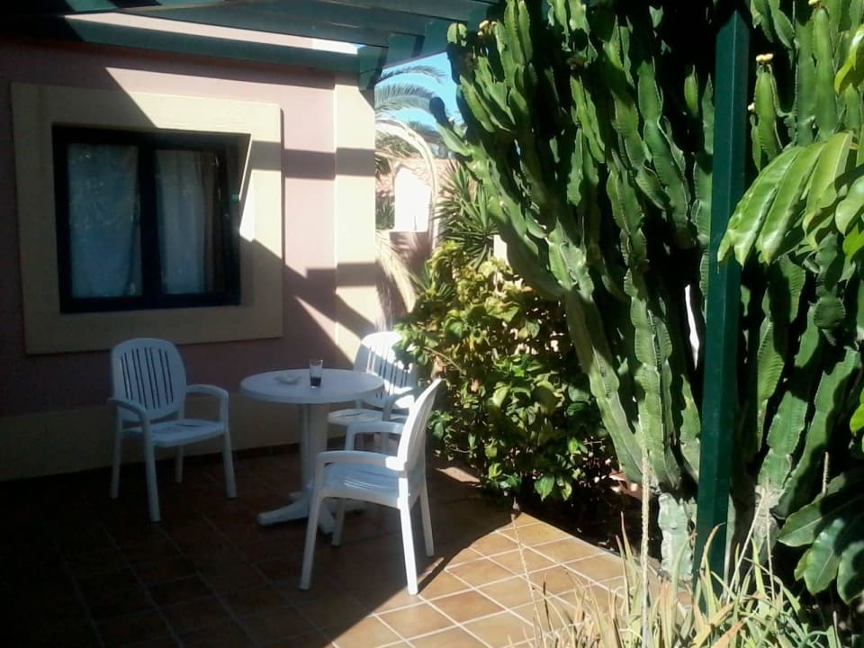 Terrasse zum Bungalow allsun Hotel Esplendido
