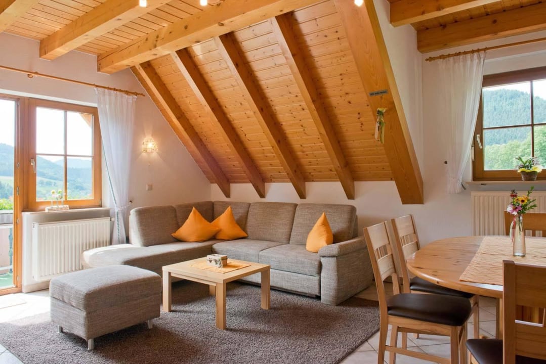 Wohnzimmer Ferienwohnungen Hirzighof