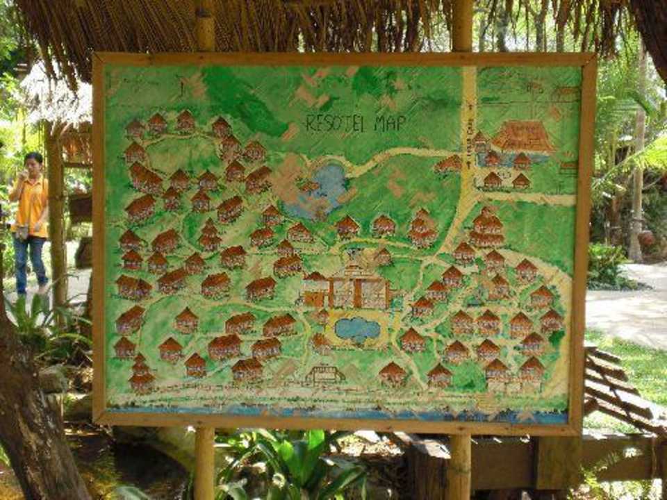 Lageplan der Anlage Hotel River Kwai Resotel