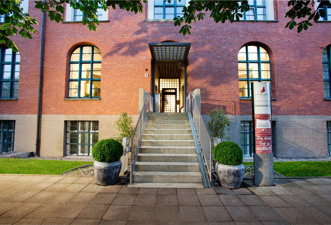Außenansicht Gästeresidenz PelikanViertel