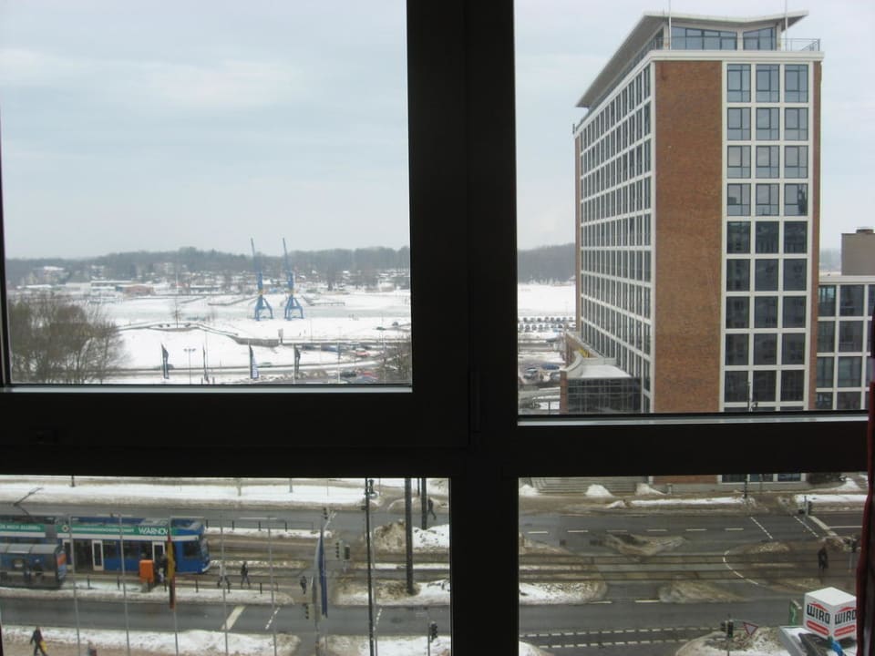 Ausblick Richtung Hafen ScanHotels City Rostock