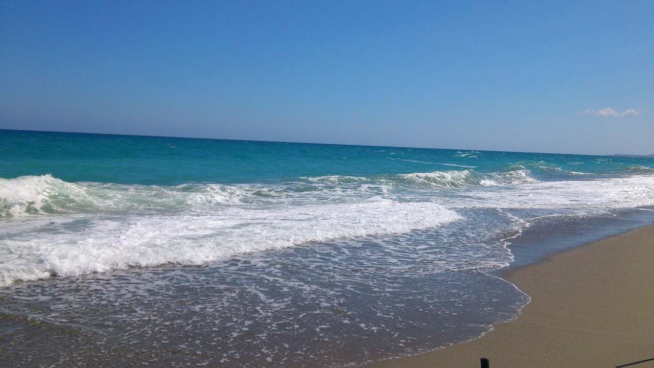 Stürmisches Meer Hotel Kathrin Beach