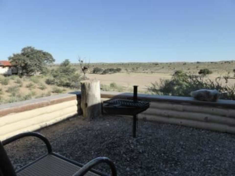 Terrasse mit Grill Kalahari Tented Camp