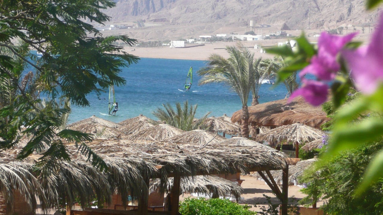 Balkonblick Zi. 129 Swiss Inn Resort Dahab