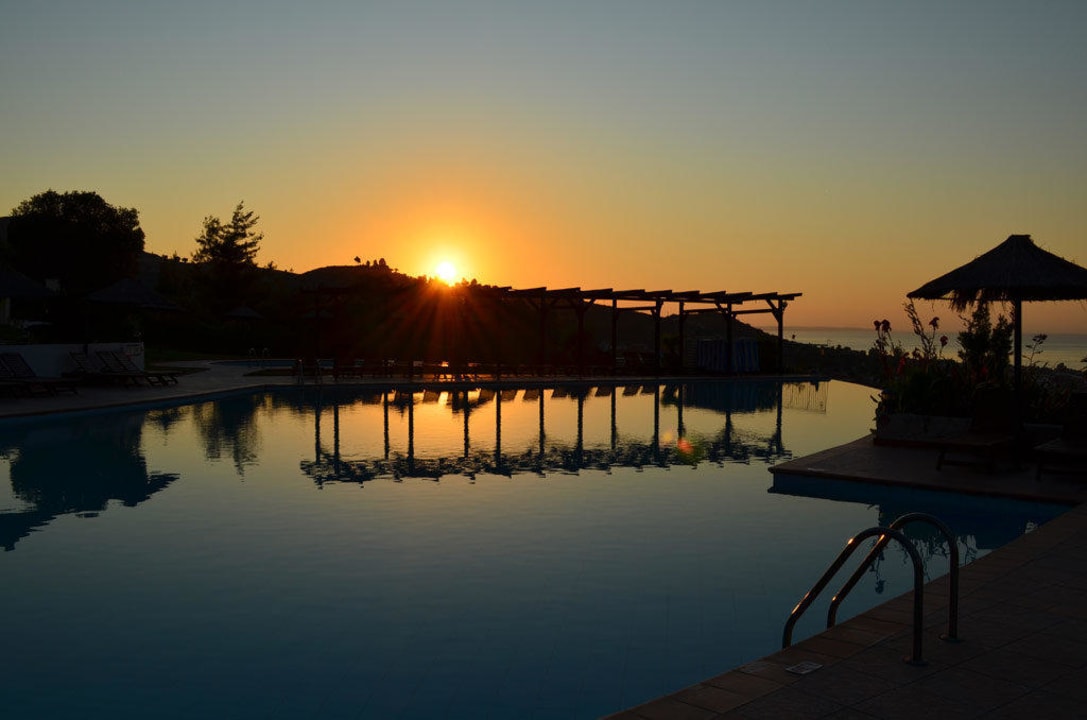 Abendstimmung am Pool Alia Palace