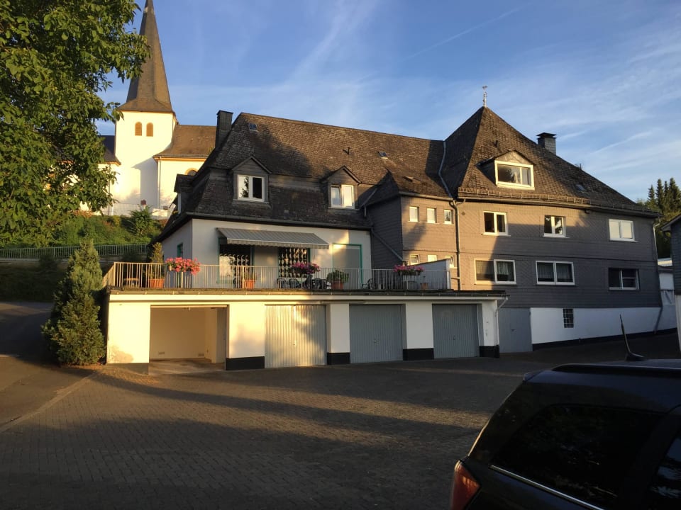 Vom Parkplatz Hotel Rödger Hof