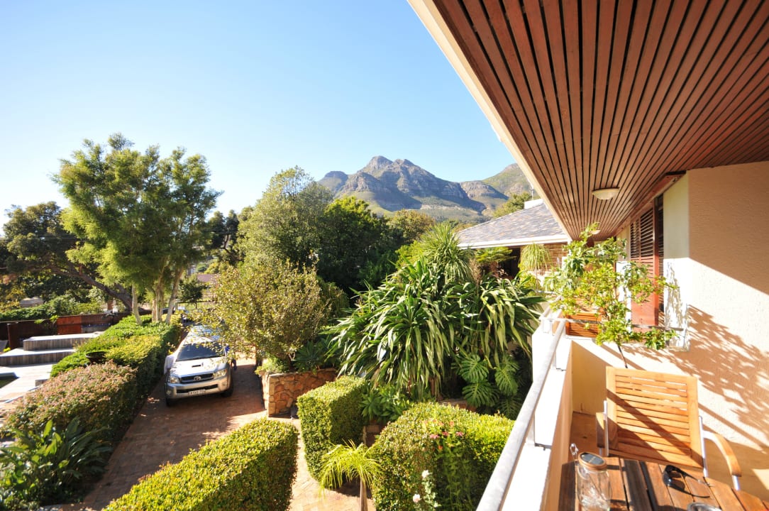 Unser Balkon mit Aussicht Lezard Bleu Guesthouse