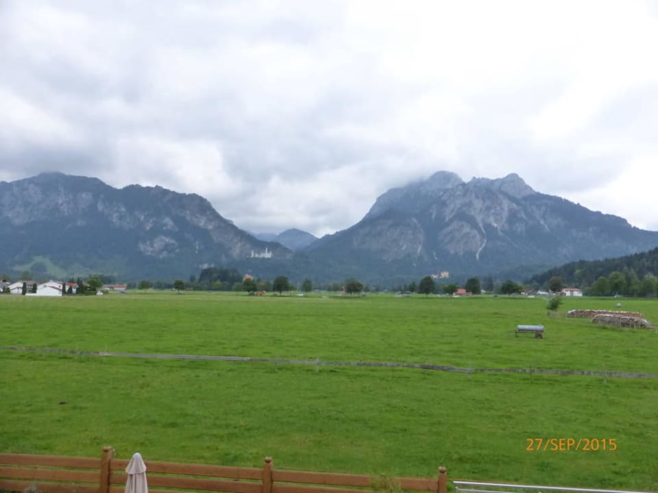 Blick vom Balkon Hotel Das Rübezahl