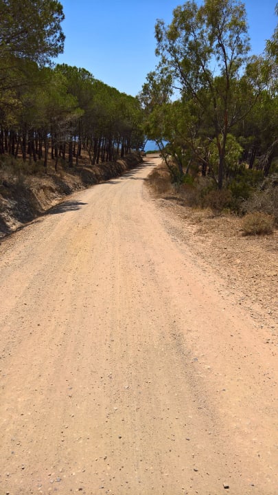 Beispiel für die Wege zu und in der Anlage Hotel Tenuta Delle Ripalte