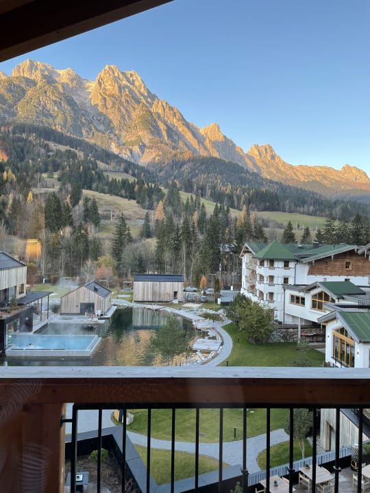 Ausblick Naturhotel Forsthofgut