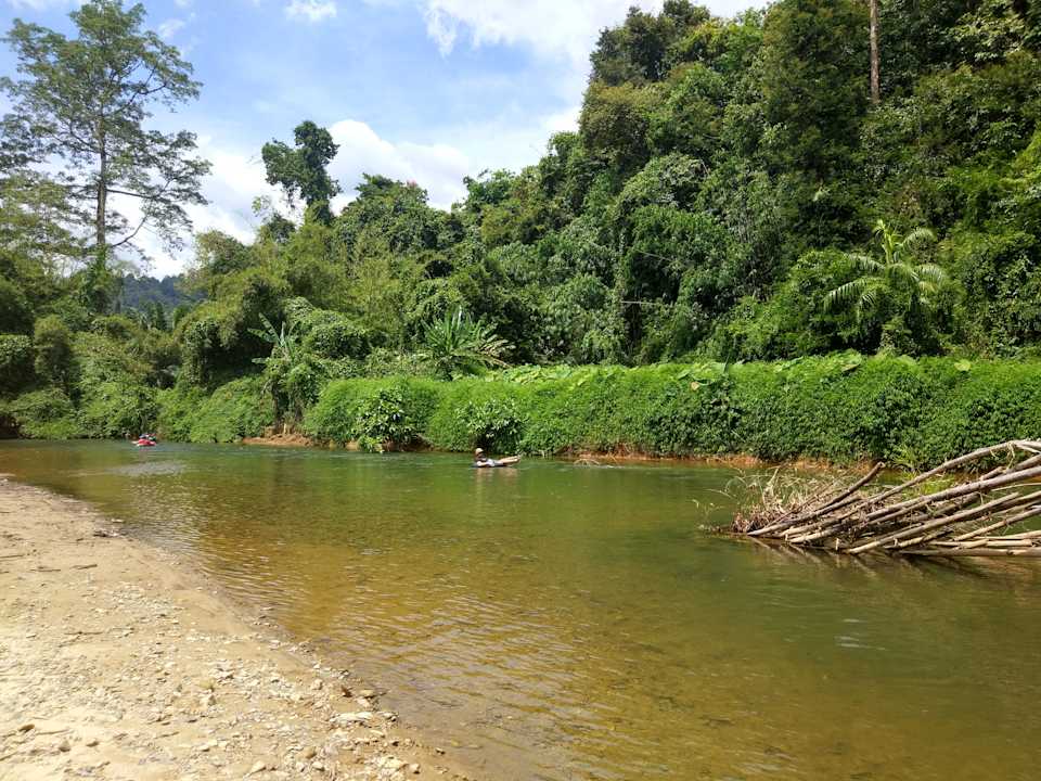 Gartenanlage Hotel Khao Sok River Cottages