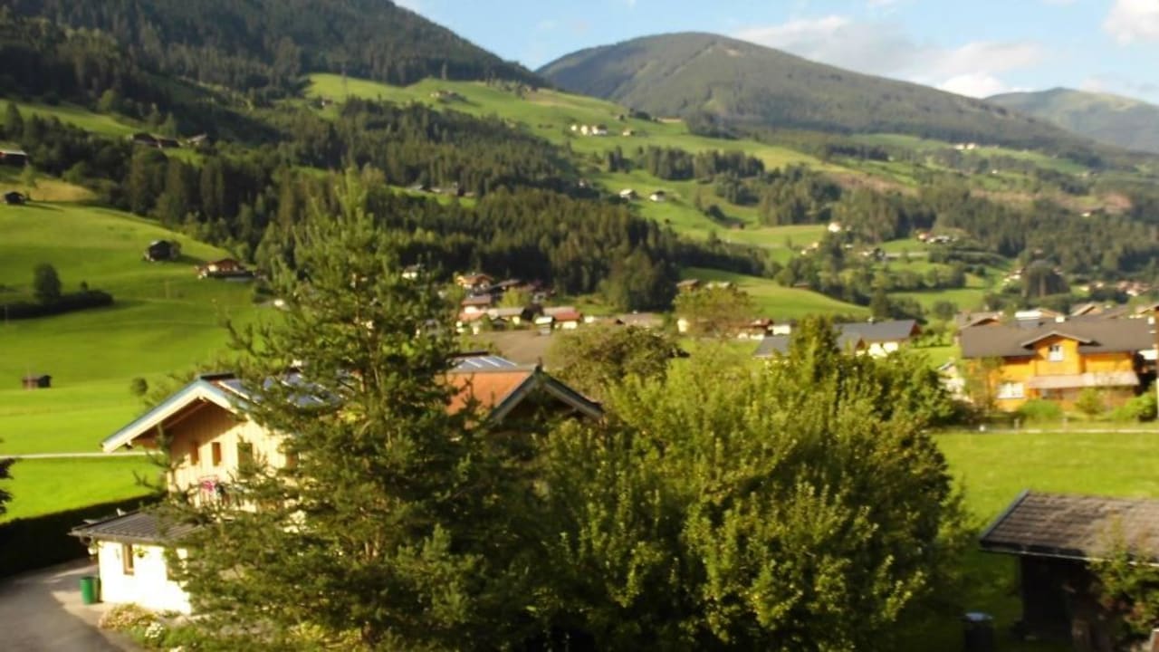 Ausblick vom Balkon Zimmer Nr. 23 Familiengasthof Schranz