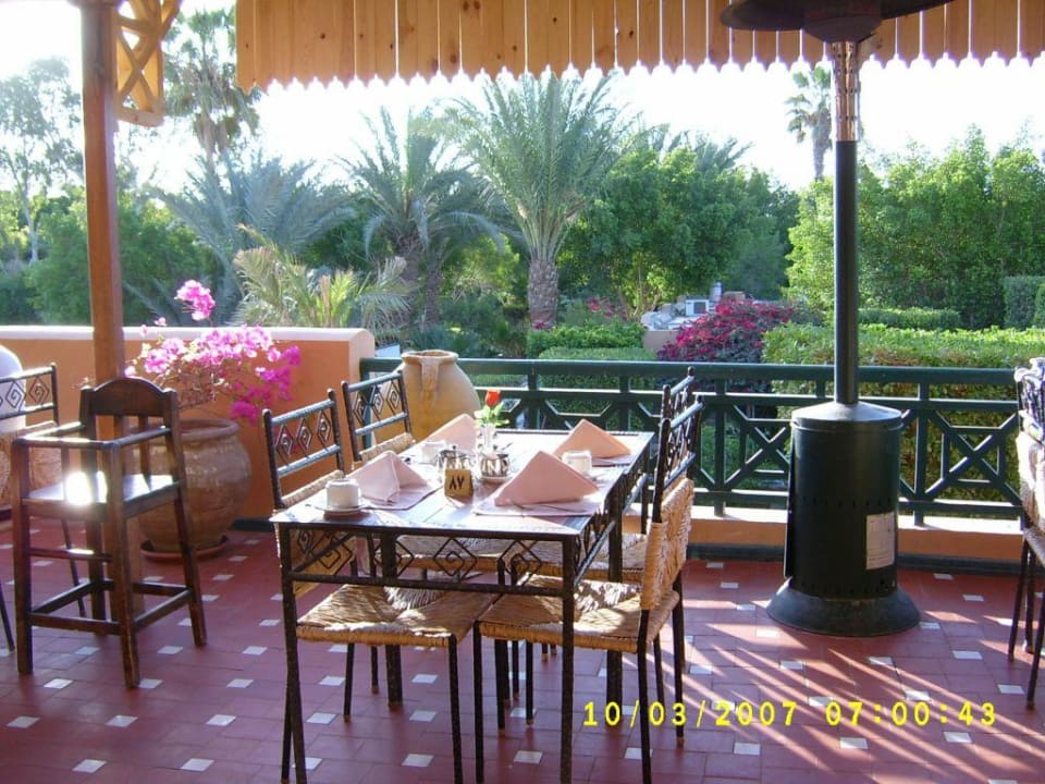 Die Frühstücksterrasse Giftun Azur Resort