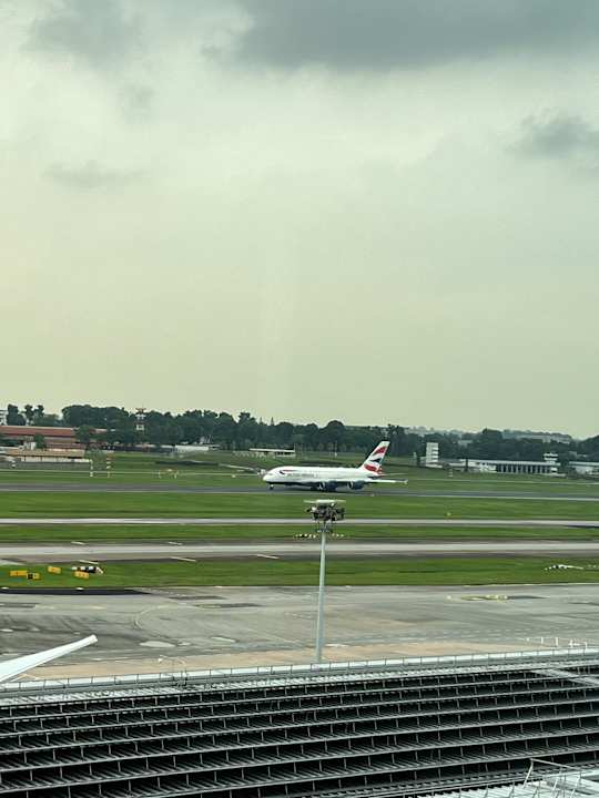 Ausblick Hotel Crowne Plaza Changi Airport