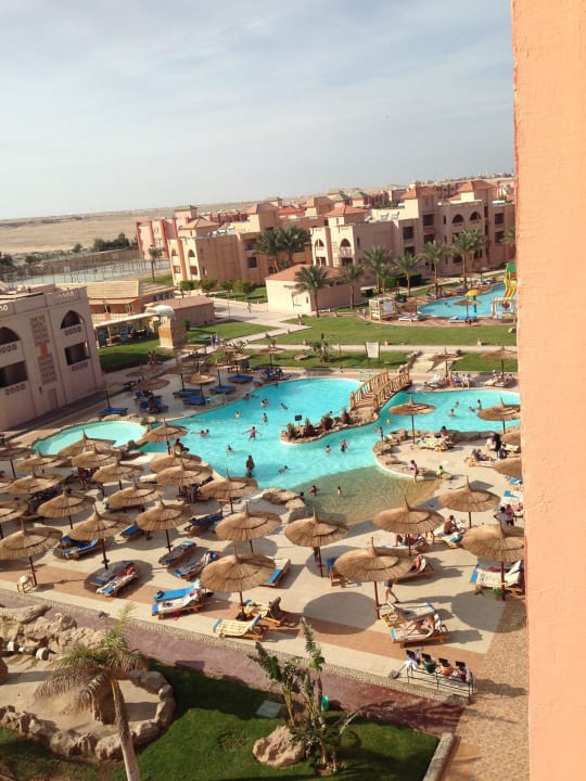 Vue des robogans Pickalbatros Aqua Park Resort - Hurghada