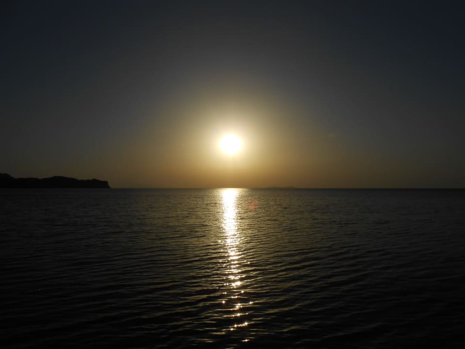 Sonnenuntergang Ibiscus Hotel Corfu