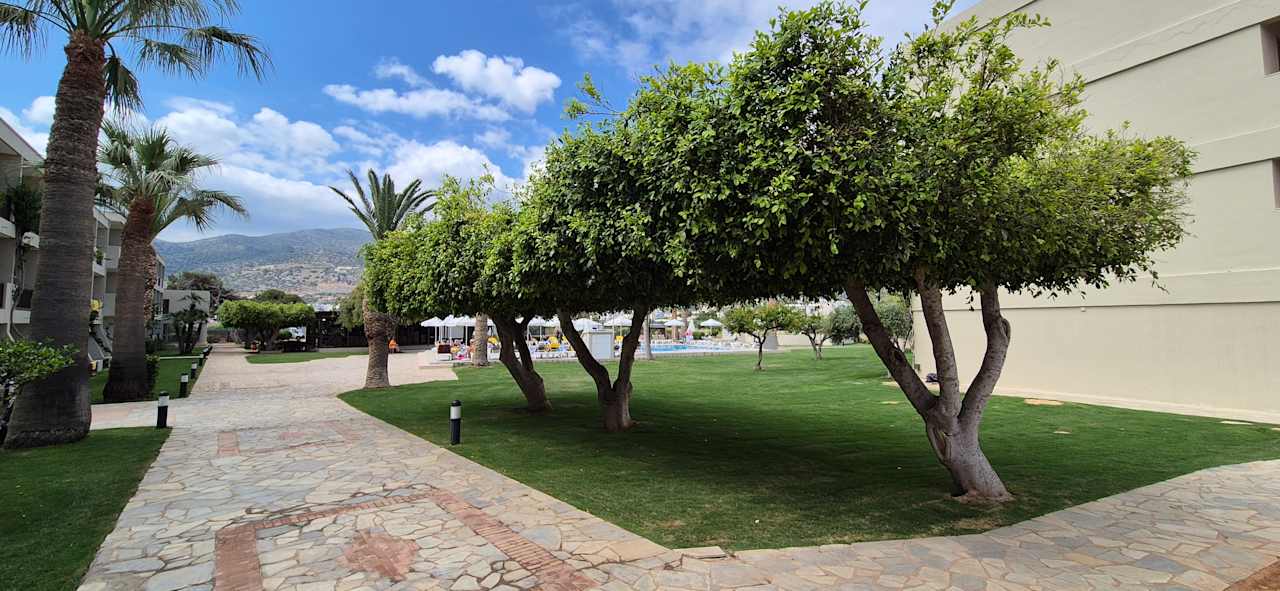 Gartenanlage allsun Hotel Malia Beach