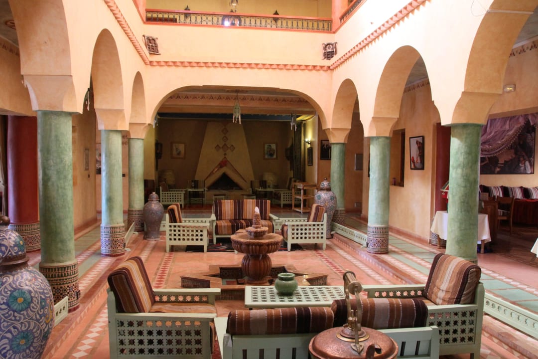 Der schöne Innenbereich Hotel Kasbah Lamrani