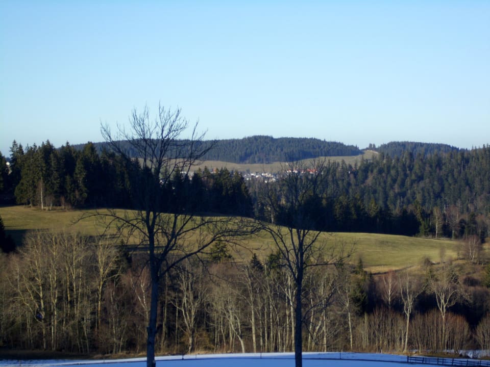 Ausblick vom Balkon Gasthof zum Engel