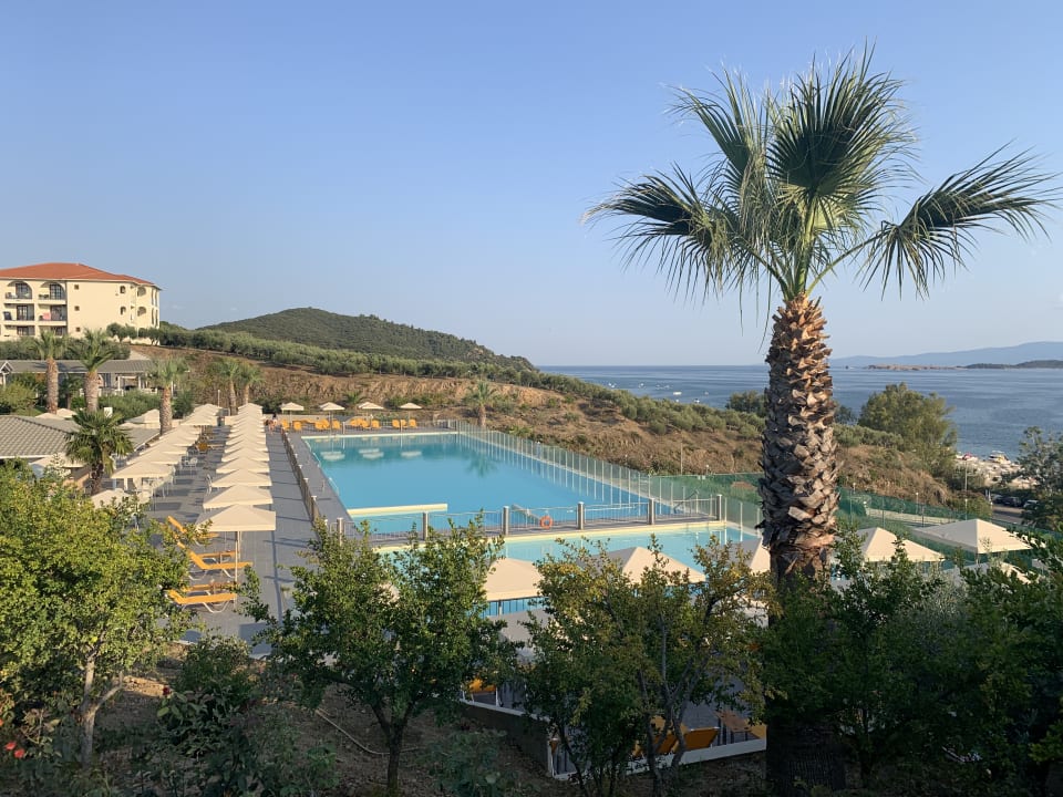 Ausblick Akrathos Beach Hotel