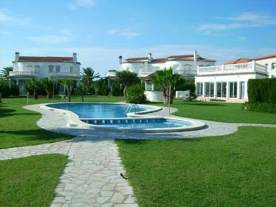 Die Anlage von der Schlafzimmerterrasse Hotel Parc Salida del Sol