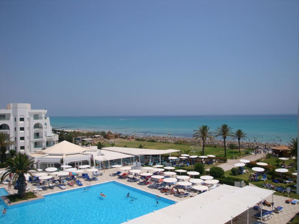 Blick vom Balkon Hotel El Mouradi Mahdia