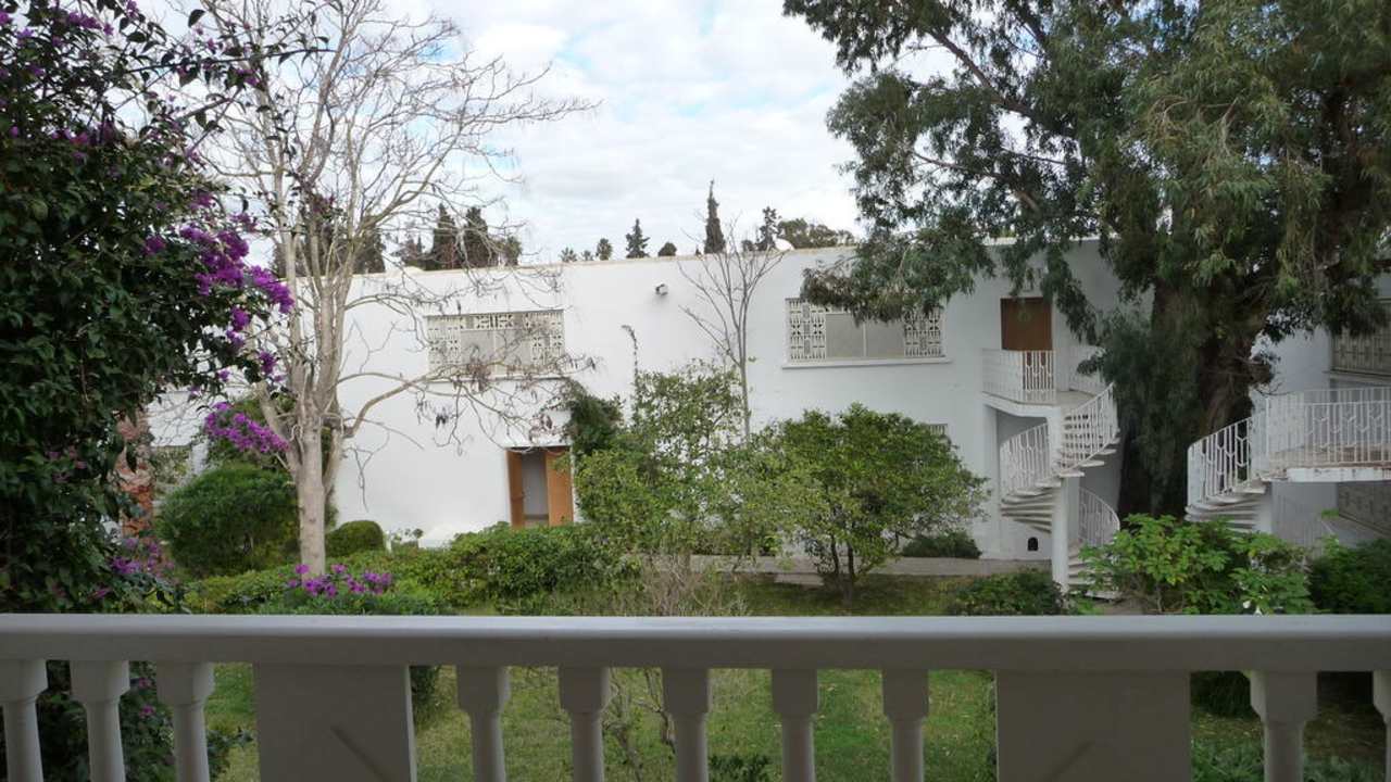 Blick vom Balkon The Orangers Beach Resort and Bungalows