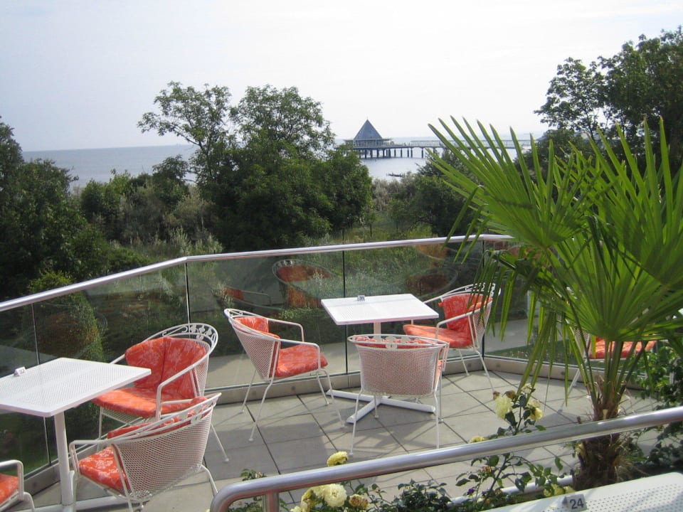 Cafe auf Dachterrasse Hotel Kaiserhof Heringsdorf