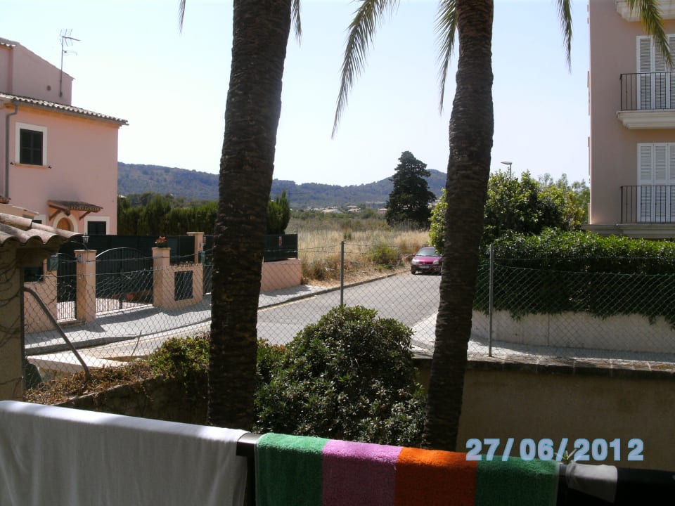 Blick von Zimmerterrasse Sol y Mar Apartments