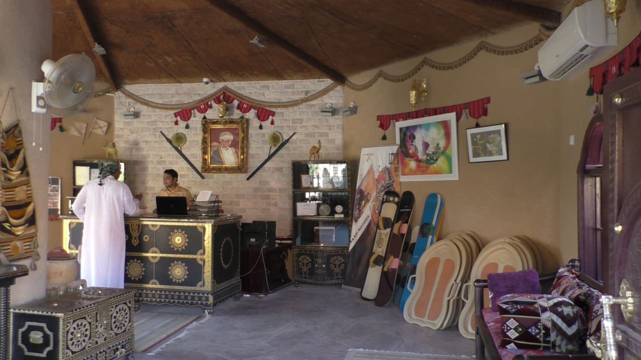 Lobby Tented Camp Arabian Oryx Camp