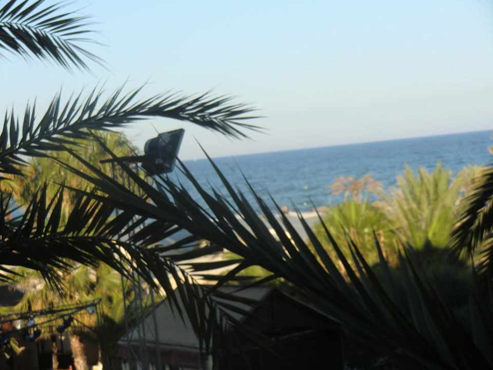 Blick von meinem Balkon Hotel Paradis Palace