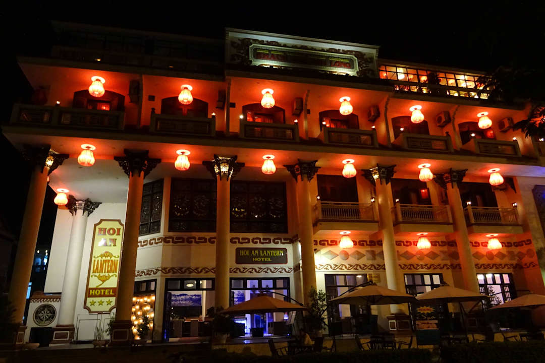 Hotel Lantern bei Nacht Hoi An Lantern Hotel