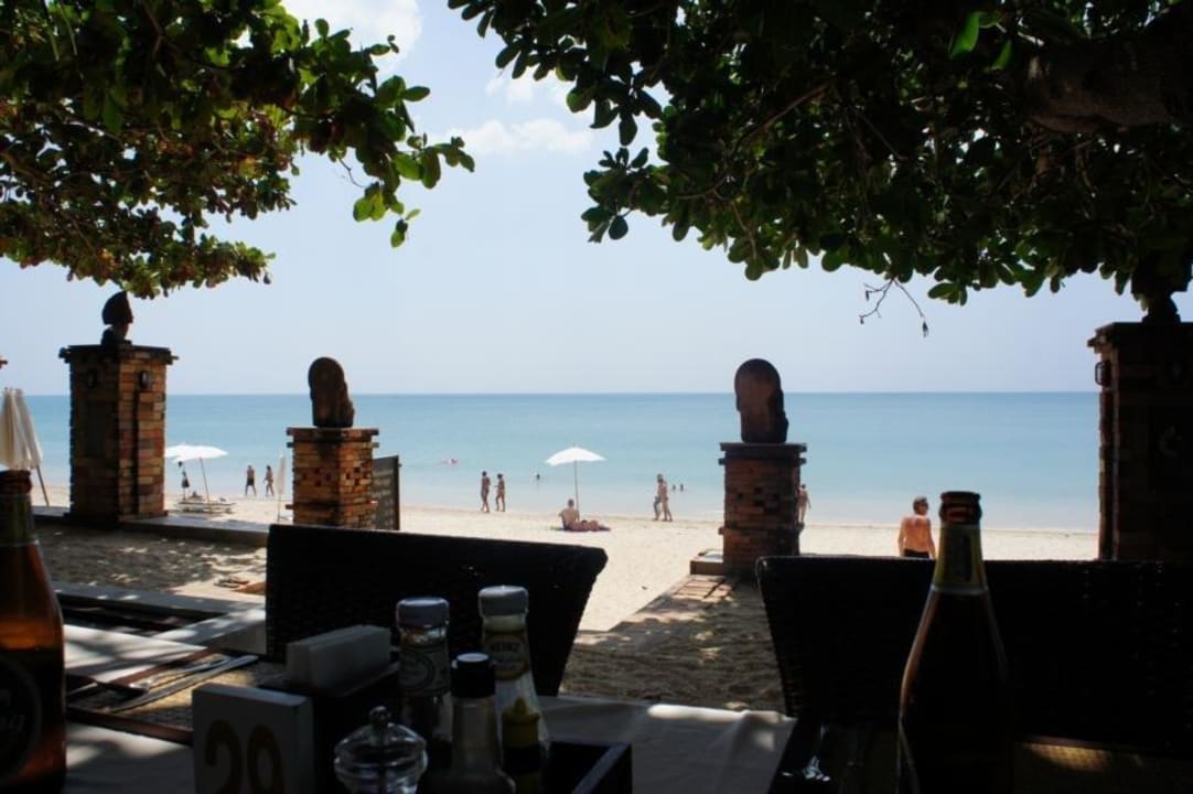 Vom Restaurant aus Hotel Lanta Sand Resort & Spa